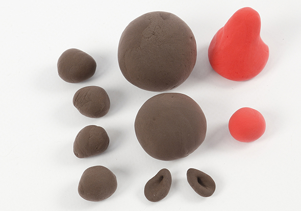 Knutselidee / Knutseltip: Rendiertjes van Silk Clay