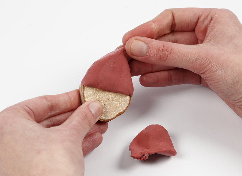 Knutselidee / Knutseltip: Kerstkabouters van houten schijven