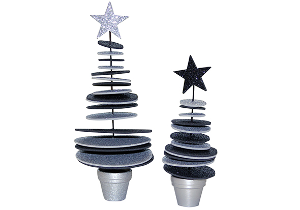 Knutselidee / Knutseltip: Schitterende kerstbomen