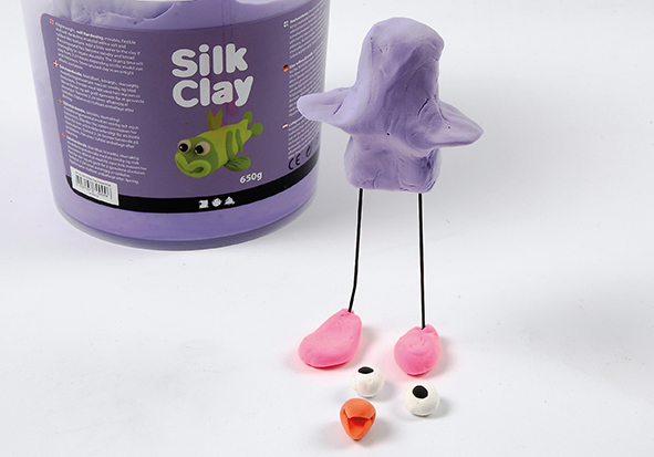 Knutselidee / Knutseltip: Kippen van Silk Clay