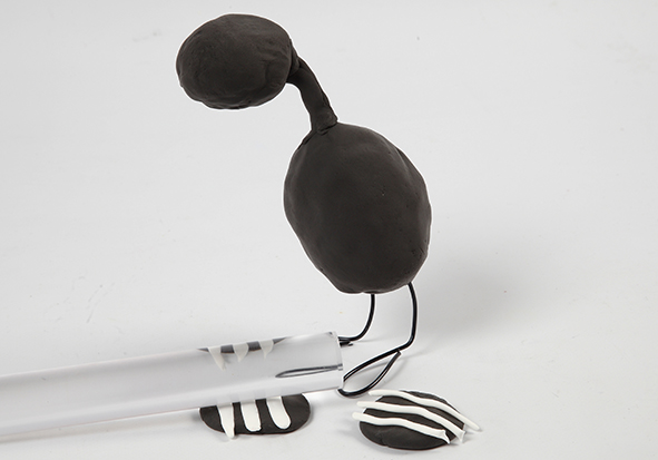 Knutselidee / Knutseltip: Tropische vogel van isomo en silk clay
