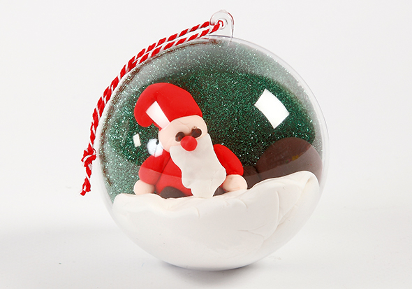 Knutselidee / Knutseltip: Decoratieve kerstbal