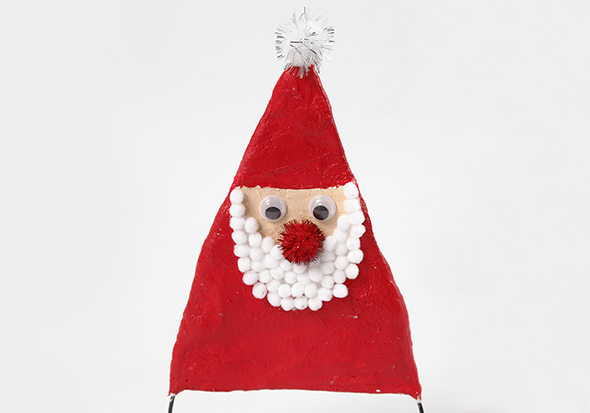 Knutselidee / Knutseltip: Kerstman van gipsverband