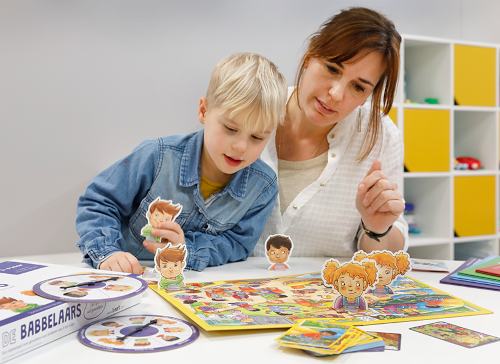             Educatief speelgoed voor kinderpsychologen en -coaches van eigen makelij!
    