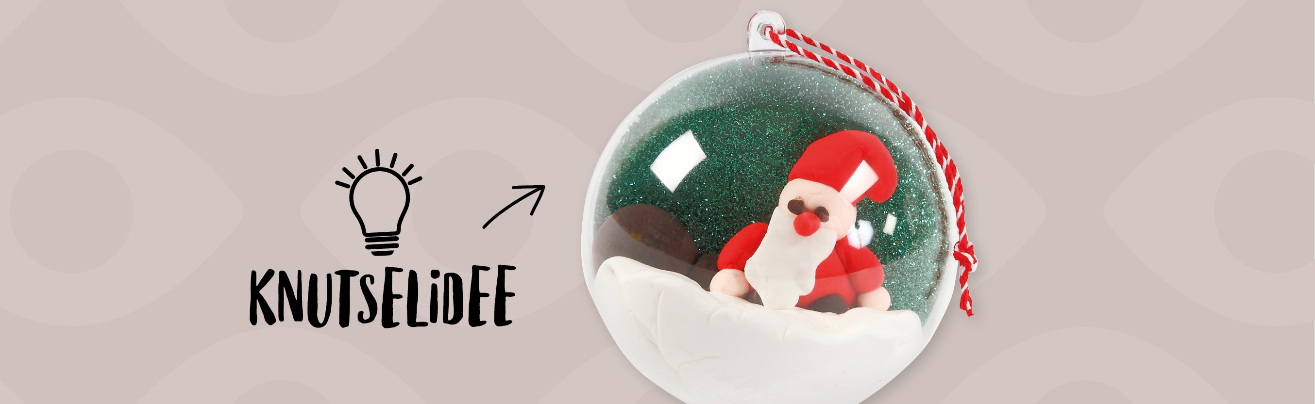 Knutselidee / Knutseltip: Decoratieve kerstbal