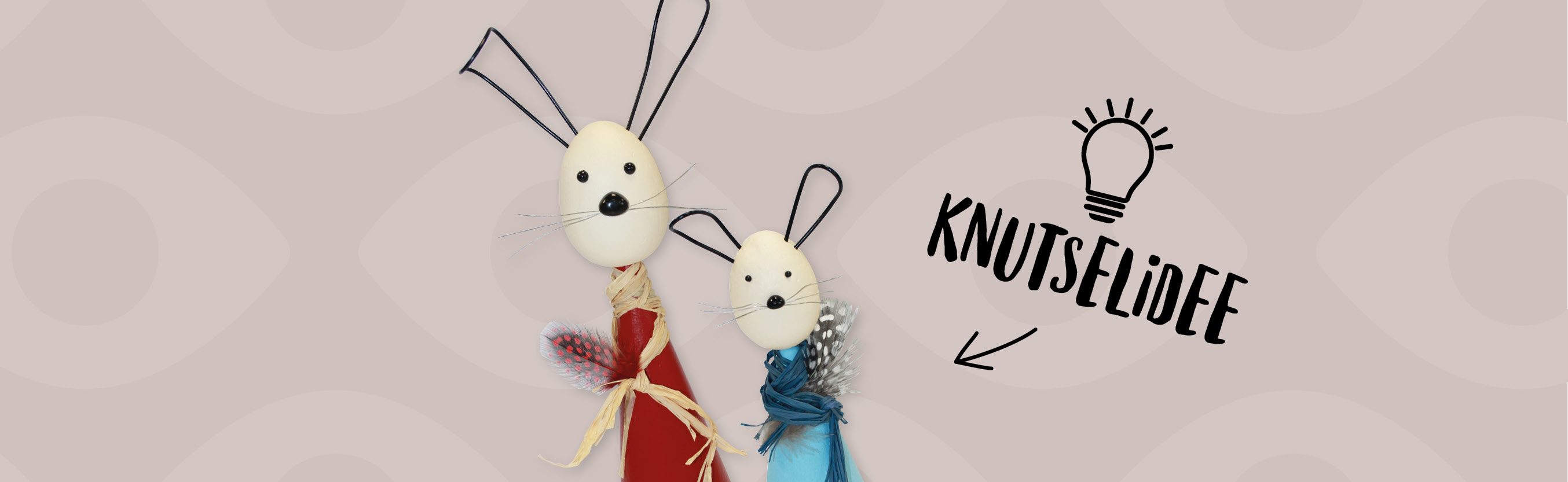 Knutselidee / Knutseltip: Eenvoudige paashaasjes