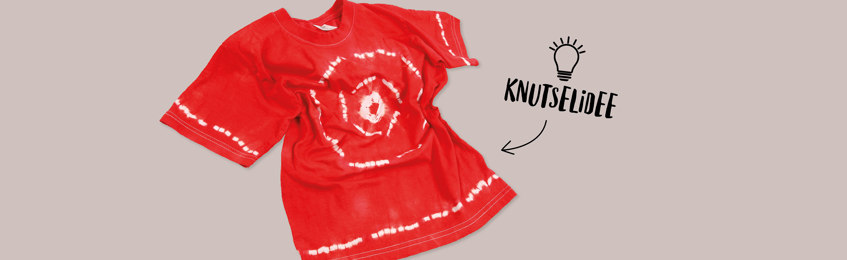 Knutselidee / Knutseltip: Een gebatikt t-shirt