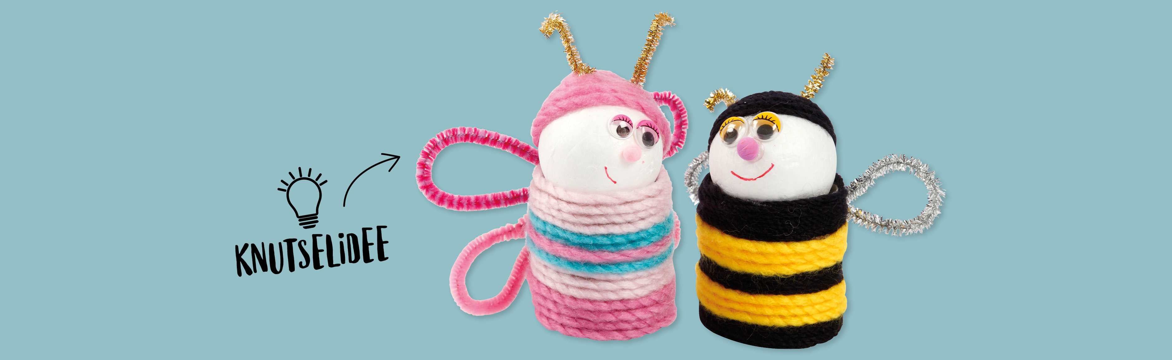 Knutselidee / Knutseltip: Insecten van kartonnen kokers
