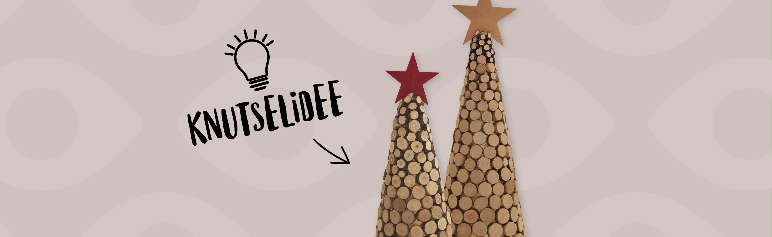Knutselidee / Knutseltip: Natuurlijke kerstboompjes