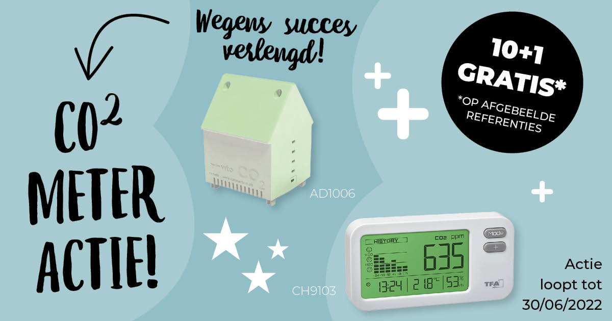 Wat is de beste CO2 meter voor scholen en bedrijven? 10 tips om een goede CO2 meter te herkennen
