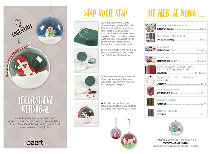 Decoratieve kerstbal