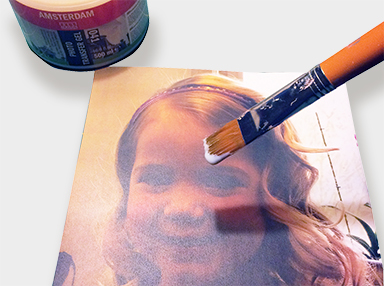 Knutselidee / Knutseltip: Foto transfer