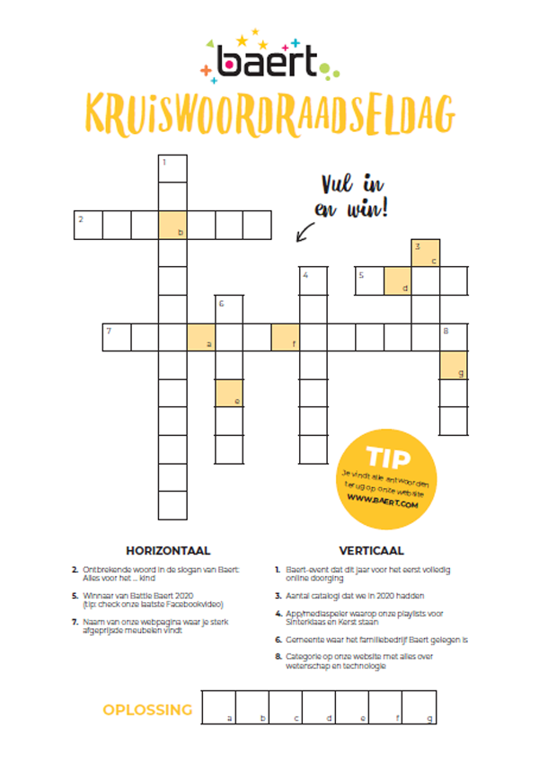 Crosswordpuzzleday Baert