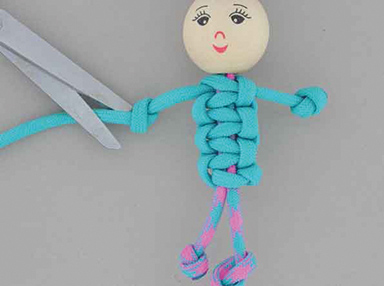 Knutselidee / Knutseltip: macramé sleutelhangers