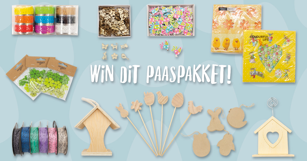 Vind jij de 5 paaseieren die verstopt zijn op onze website? Dan maak je kans op dit paaspakket!