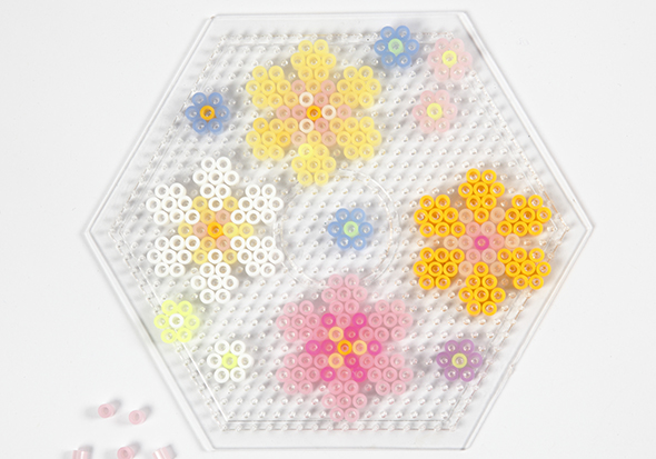 Knutselidee / Knutseltip: Boeketje bloemen van stijkkralen