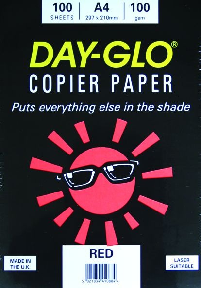 FOTOKOPIEERPAPIER FLUORESCEREND 100 G - A4