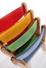 STOEL - GEKLEURD - ZITHOOGTE 26 CM