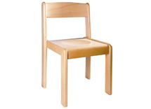 STOEL - BEUK - ZITHOOGTE 30 CM