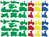 Stickers - vervoer - set van 4 vellen