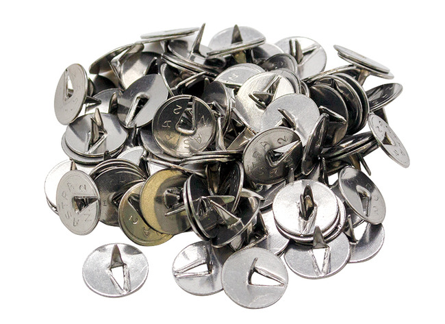 Duimspijkers - 9 mm - zilver - set van 100