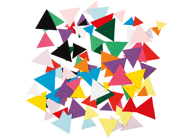 MOSAÏQUES TRIANGULAIRES EN CARTON