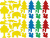 STICKERS HET BOS - 4 VELLEN
