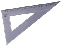Winkelhaak - extra - 21 cm - 60° - per stuk