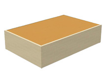 Podiumblok - Rechthoekig - Hoogte 22 Cm - oranje - per stuk