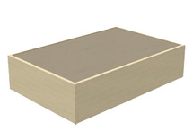 Podiumblok - Rechthoekig - Hoogte 22 Cm - zandkleurig - per stuk