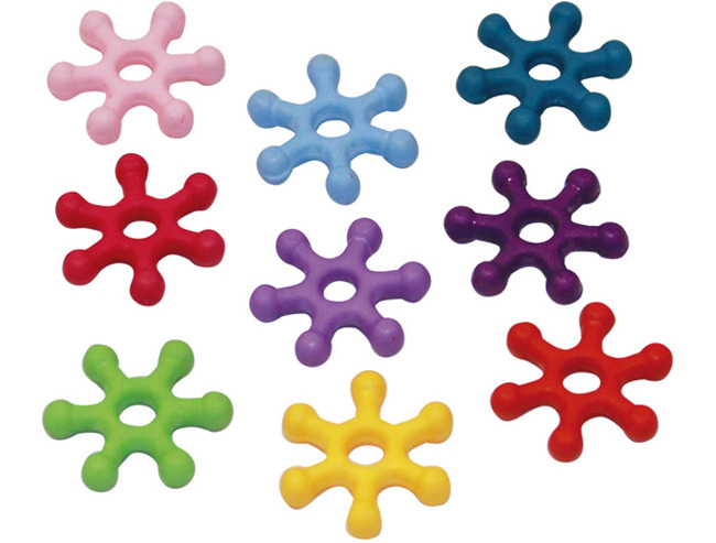 PARELS GEKLEURDE SNEEUWKRISTALLEN (250 G)
