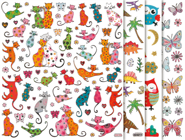 STICKERS LEUKE PLAATJES (4 VELLEN)