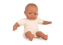 Poppen - Babypop - Miniland - Latijns Amerikaans - zonder haar - zacht - 32 cm - per stuk