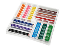 Potloden - kleurpotloden - BIC Kids Evolution ECOlutions - zeshoekig - doos - voordeelpakket - set van 144 assorti