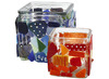 Theelichthouder - glas - vierkant - 7,5 x 7,5 cm - set van 12