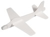 Foam - vliegtuigen - groot - blanco - set van 2