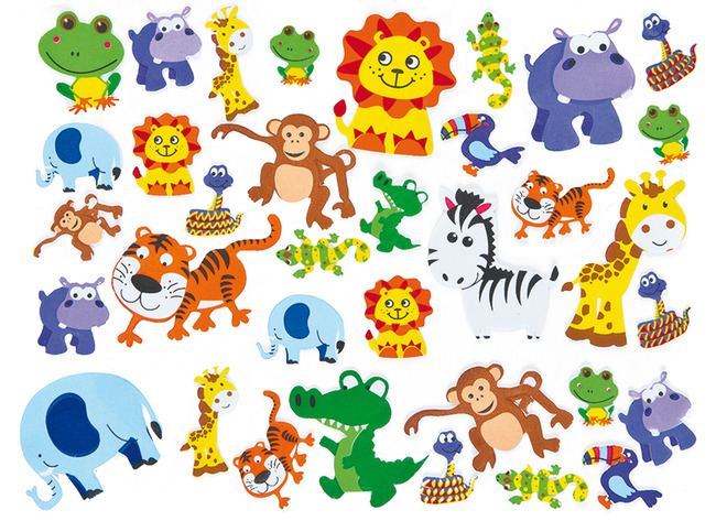 Stickers En Mousse - Zoo - Ass/96