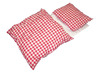 Speelmeubel - compleet opgemaakt bedje - poppenmeubels - hout - 60 x 35 x 30 cm - per set