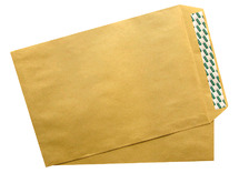 Enveloppen - zakenveloppen - Turbomail - bruin - strip - 25,0 x 35,3 cm - set van 250
