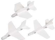Papier - vliegtuigjes - klein - set van 3