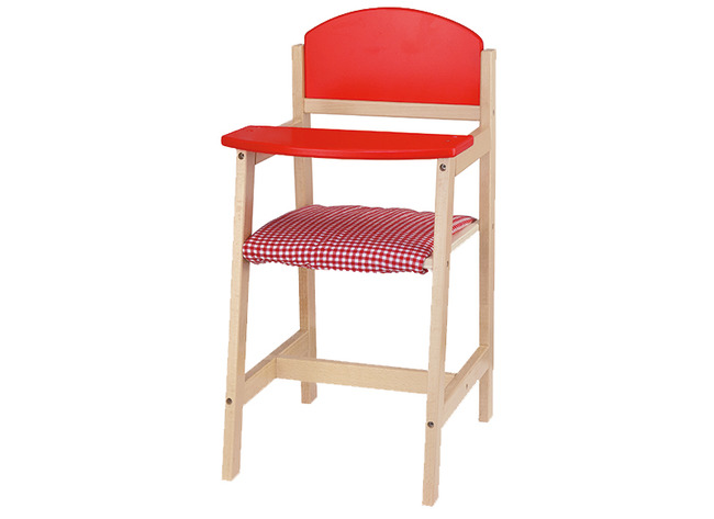 Poppen - hoge poppenstoel - 28 x 29 x 60 cm - per stuk