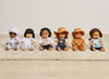 Poppenkleding - Miniland - beroepen - brandweer - 38 cm - per set