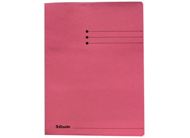 Mappen - opbergmap - Esselte - A4 - karton - roze - per stuk