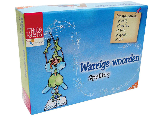 Spel - taalspel - Warrige Woorden - kaartspel - spelling - per spel