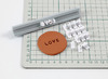 Stempels - kleistempels - letters en cijfers - per set