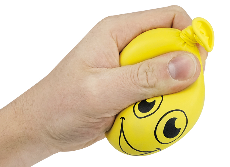 Fidgett - contrôleur de stress - balle anti stress smiley - la