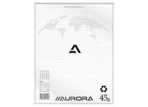 Kladblok - Aurora - geruit 5 mm - 45 g - 200 vellen - 21 x 27 cm - per stuk