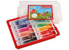 Stiften - kleurstiften - Stabilo - Trio Jumbo - driekantig - 12 x 12 kl - voordeelpakket - set van 144 assorti