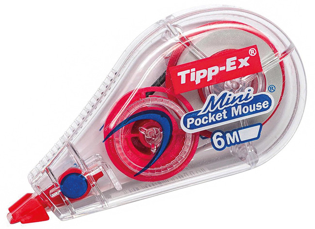 Correctieroller - Tipp-ex Mini Pocket Mouse Fashion - 6 m - per stuk
