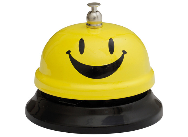 Drukbel - concentratie - smiley - per stuk